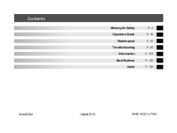 honda cb650f - owners manual 